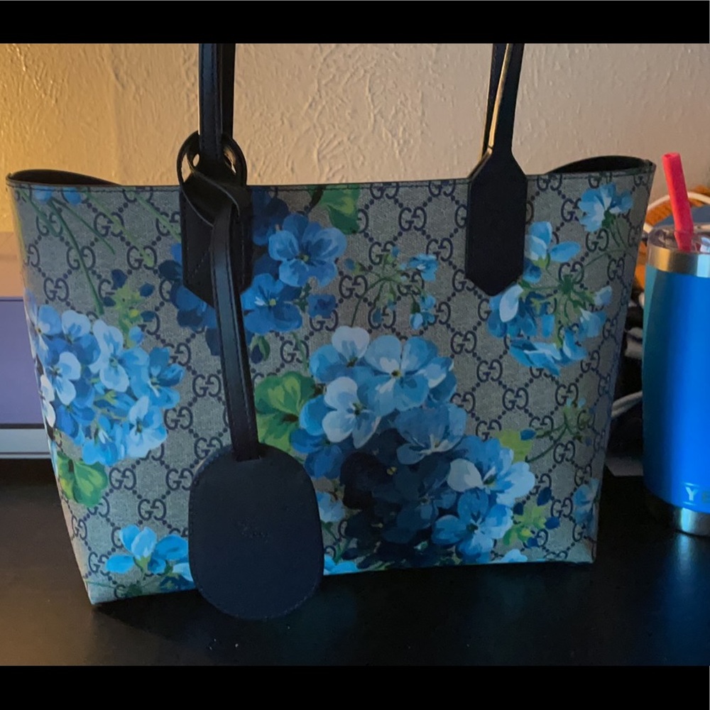 Gucci floral handbag